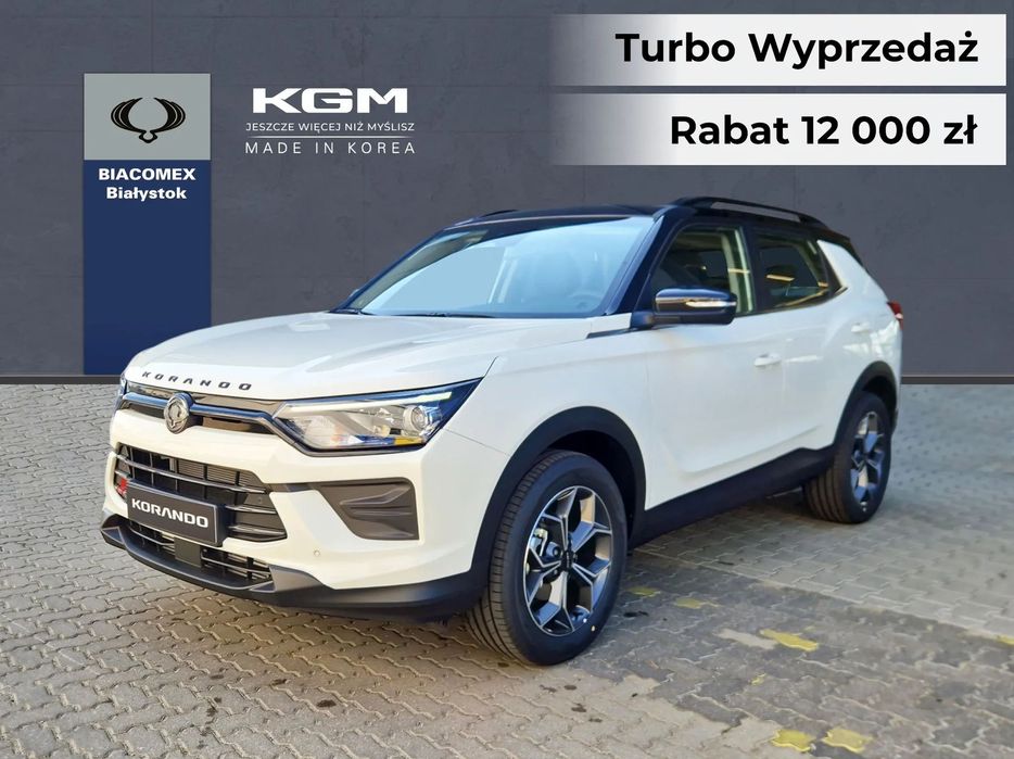 SsangYong/KGM Korando NOWOŚĆ !!! * Joy + Pakiet Black * Kredyt 4.99% lub Leasing od 103%