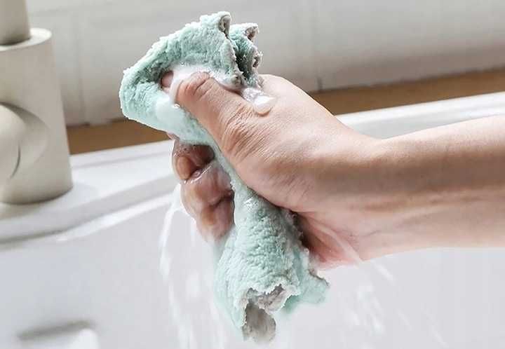 ŚCIERKA ŚCIERECZKA do SPRZĄTANIA mycia 23x13 cm Miękka Chłonna 5 szt.