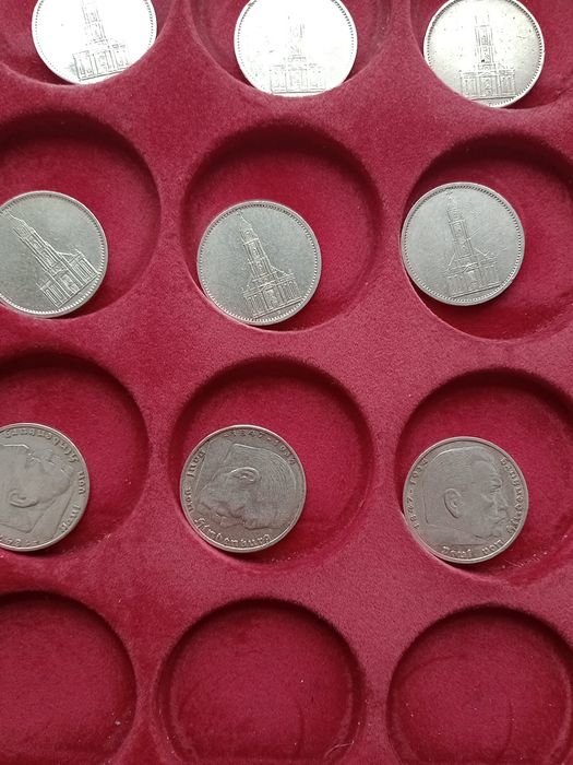 Moneta--5 Marek--1934-36--srebro