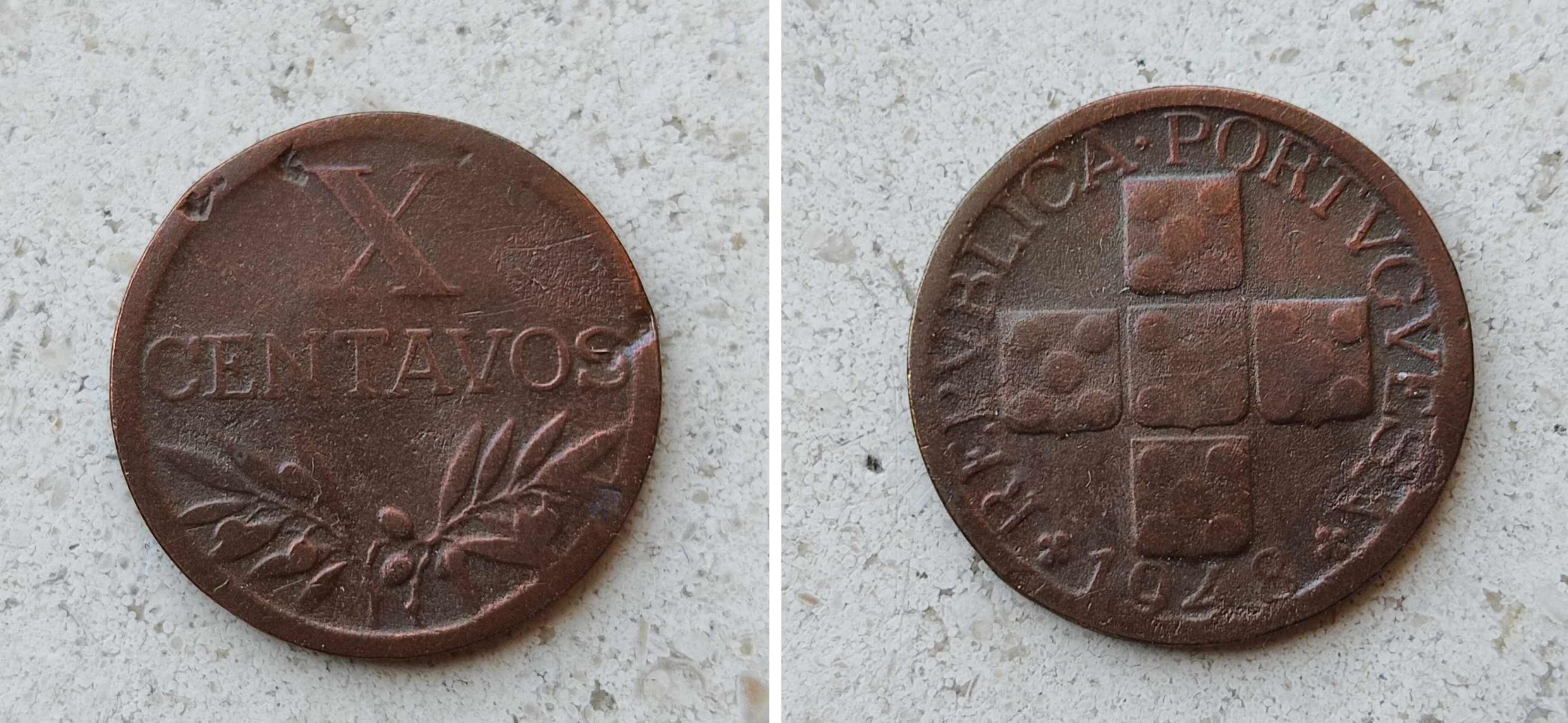 Moeda de X centavos, 1948
