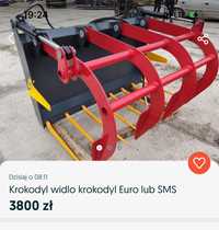 Krokodyl widlo krokodyl Euro lub SMS