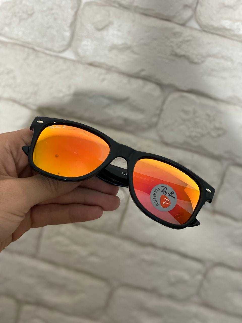 АКЦІЯ! Сонцезахисні окуляри Ray Ban 2140 POLARIZED Wayfarer дзеркальні