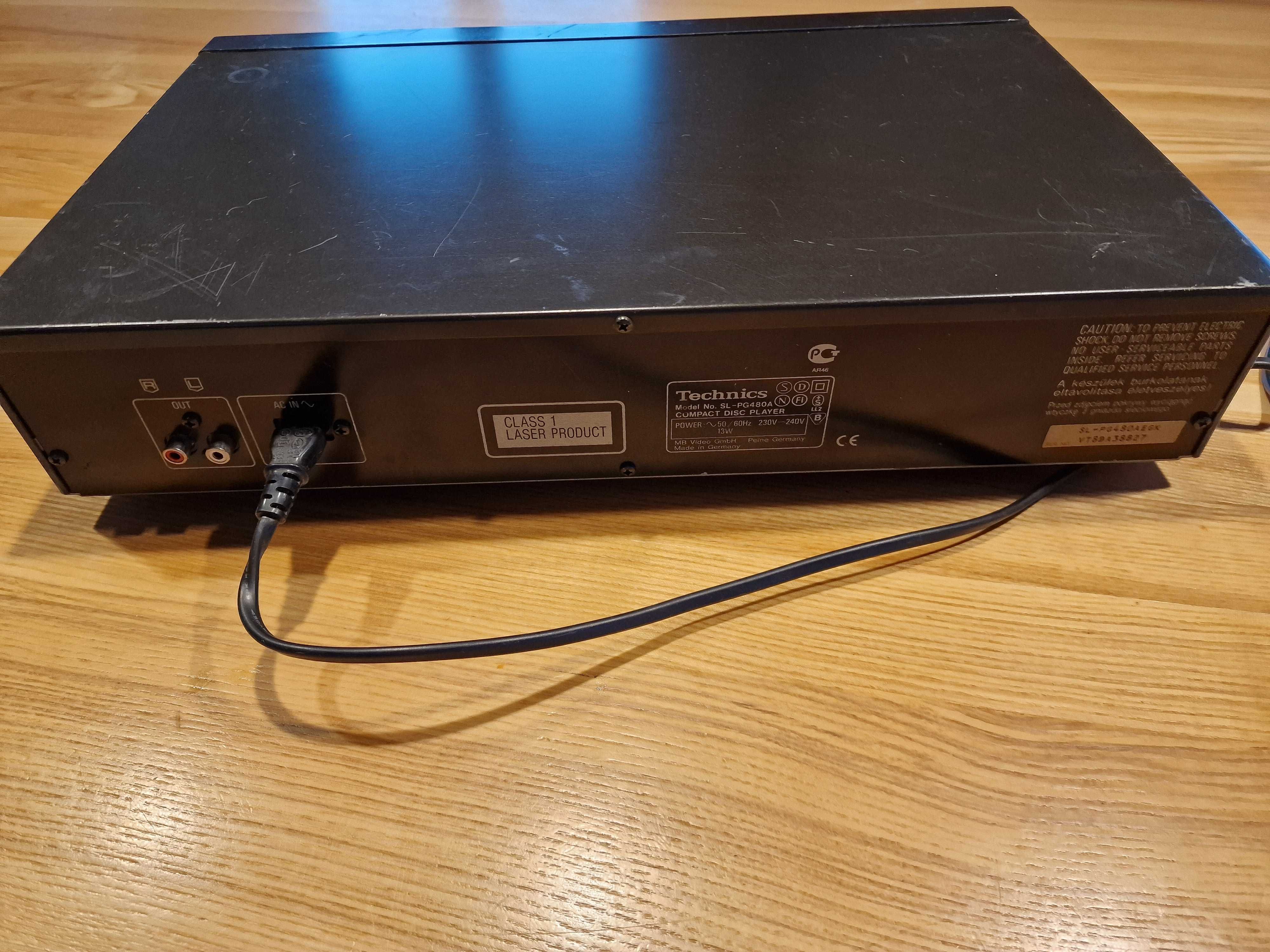 Technics odtwarzacz CD SL-PG 480A