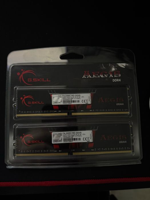 Модуль памʼяті DDR4 2x16GB/3000 G.Skill Aegis (F4-3000C16D-32GISB)