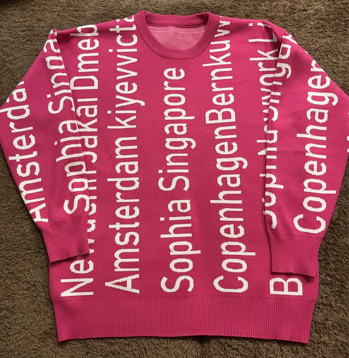 Оверсайз свитер 46-48;розова кофта,удлиненый свитер,туника,