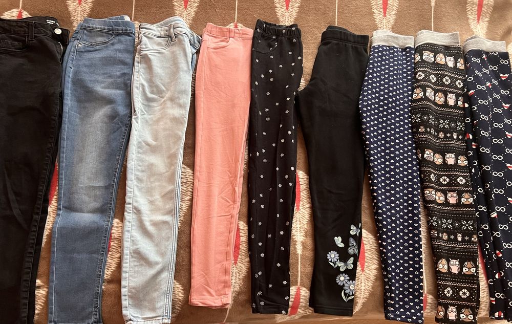 Джинси теплі штани лосіни 134