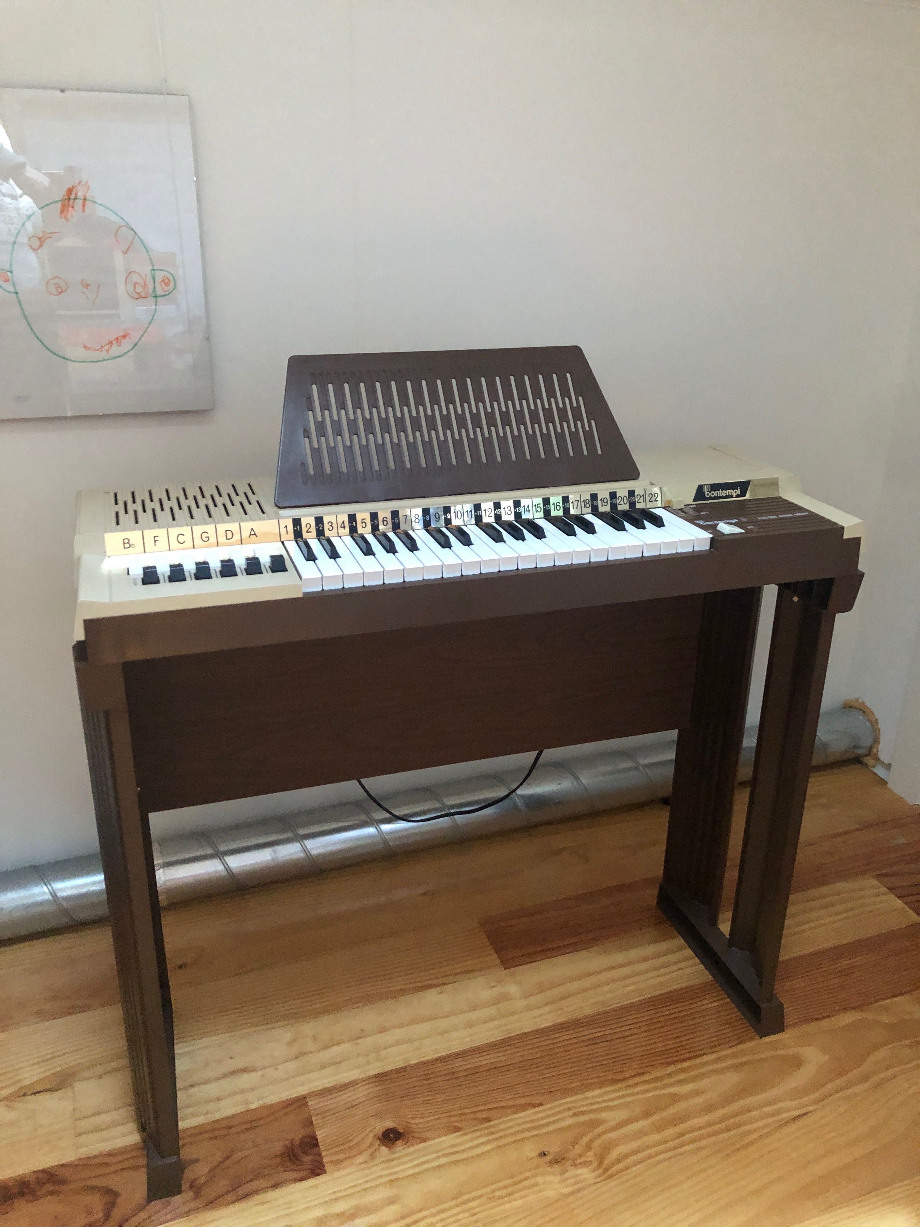 (Vintage) Órgão Bontempi b9