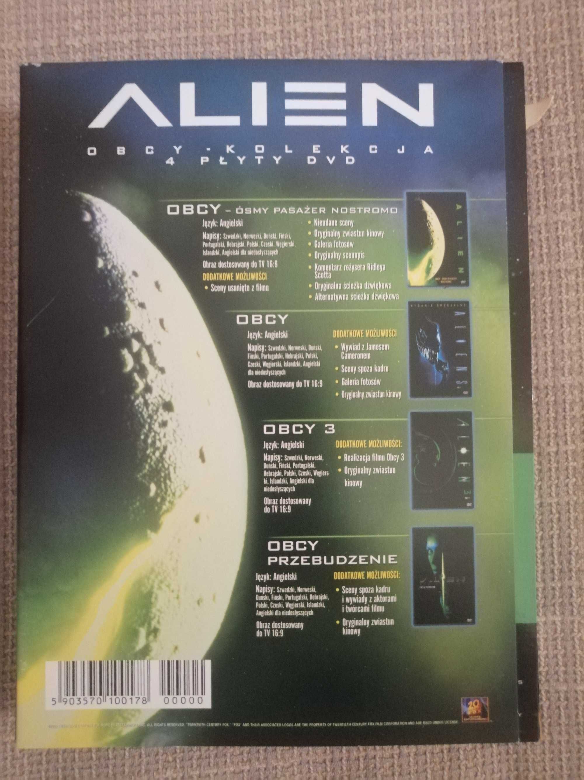OBCY Alien Quadrilogy 4xdvd nowe PL