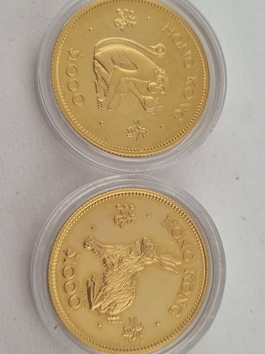 Золотая монета 999