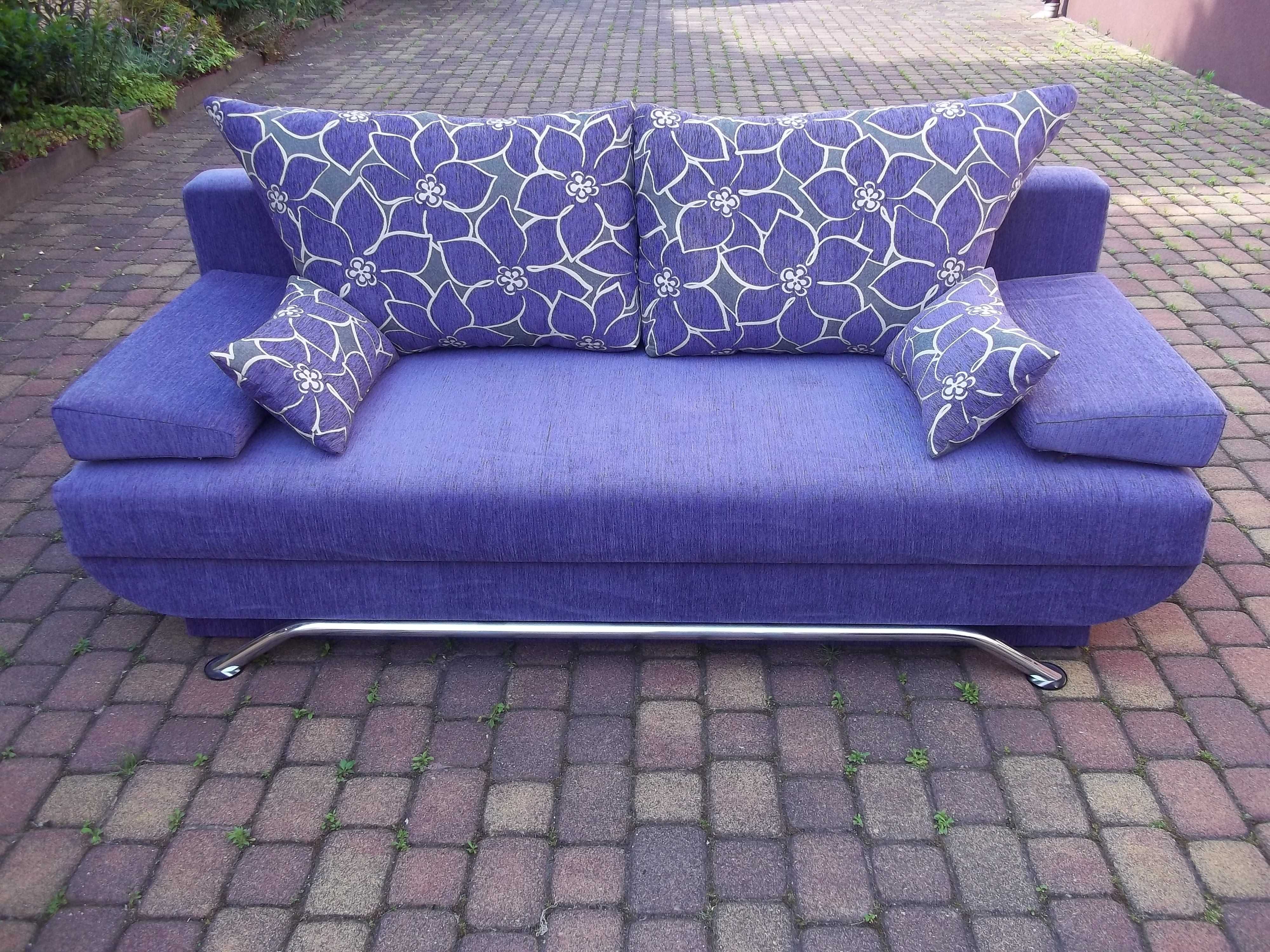 kanapa/sofa-wygodne rozkładanie - 140cm/195cm pow spania -sprężyny