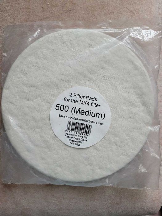 Wkładki filtrujące do wina MK4, 500 medium, opakowanie 2 szt.