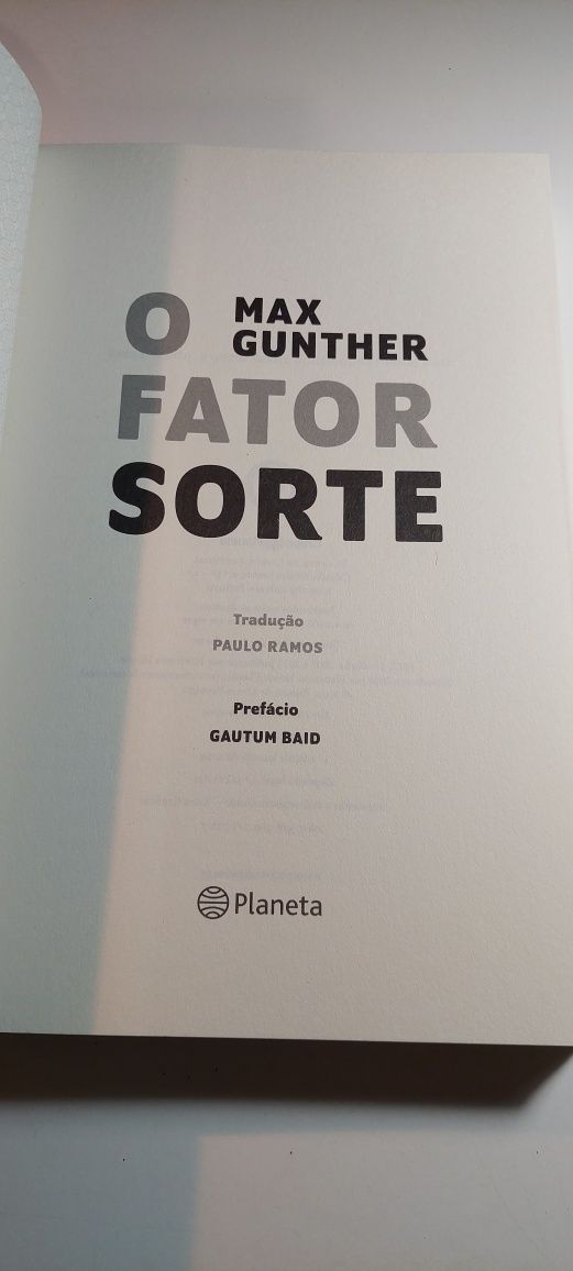 O Fator Sorte - Max Gunther