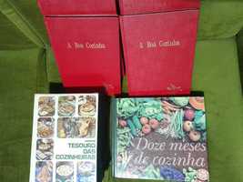 lote livros cozinha