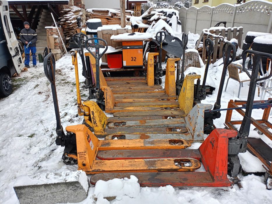 Wózki paletowe ręczne paleciaki 11 sztuk