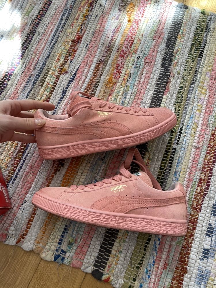 Puma Suede pastel pack różowe zamsz 37