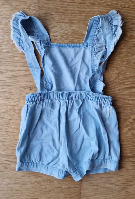 Macacão de Menina em ganga Tamanho 2 Anos