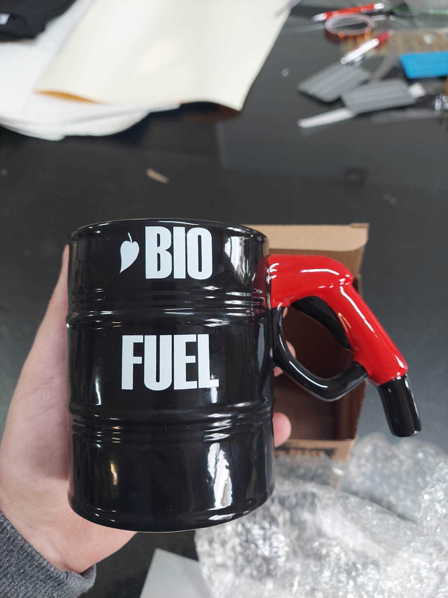 Kubek bio paliwo fuel dystrybutor gadżet prezent