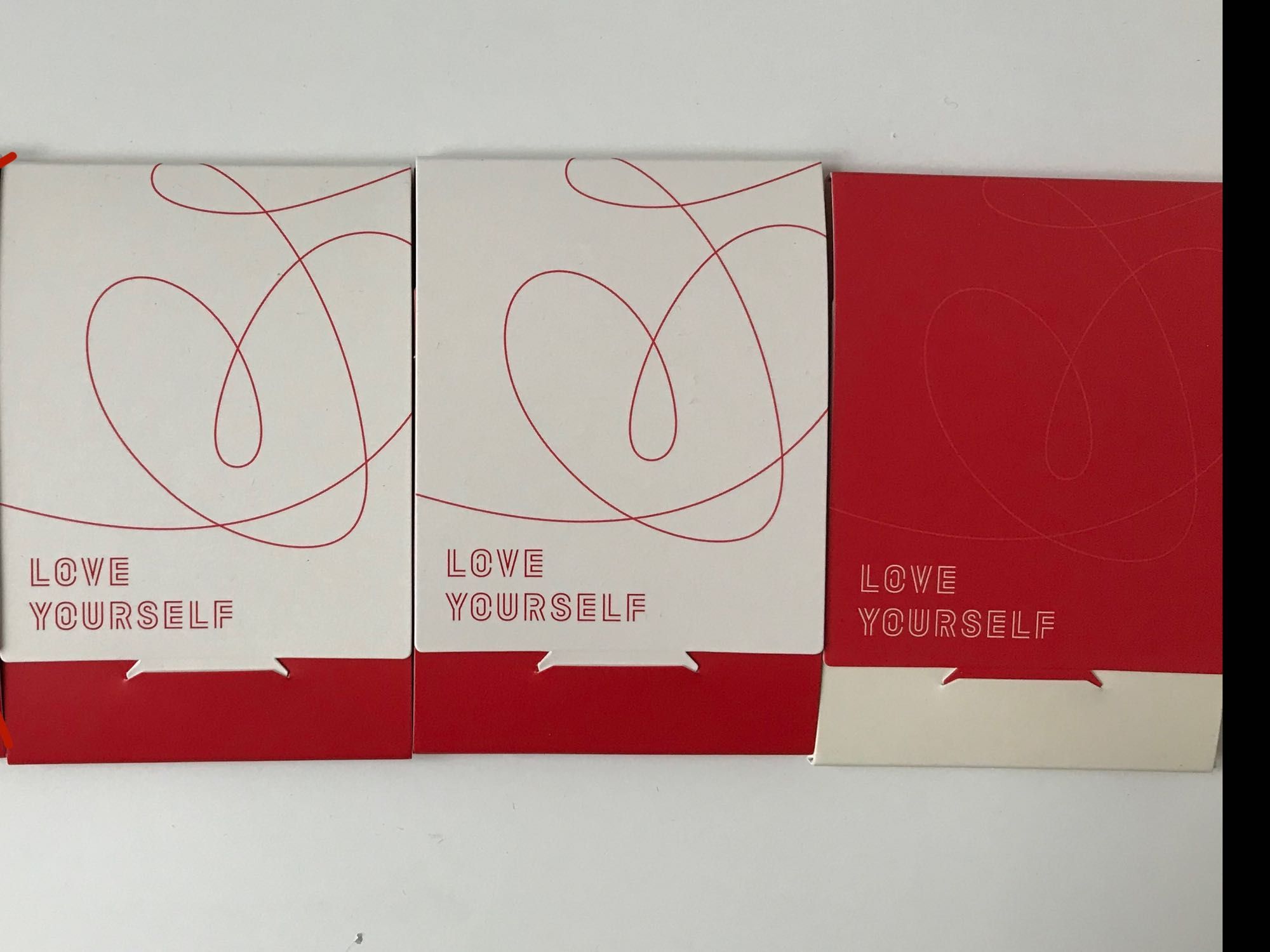 Zestaw opakowań BTS Love Yourself Tour photocard