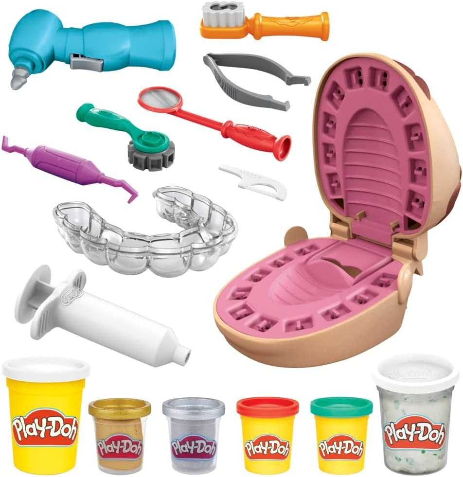 Набор с пластилином Hasbro Play-Doh Мистер Зубастик Плей до стоматолог