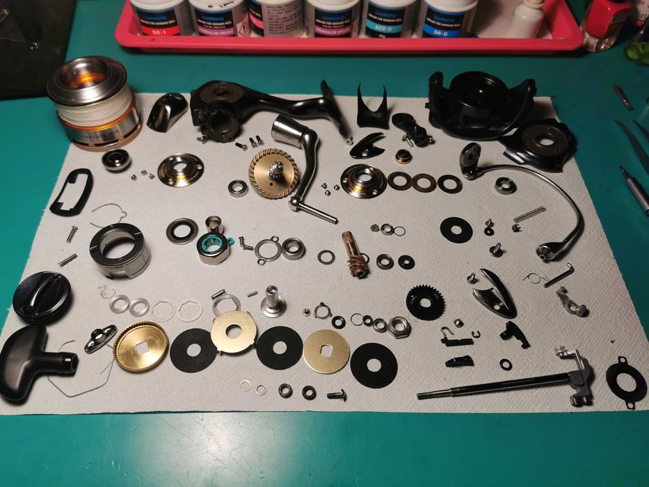 Serwis kołowrotka wedkarskiego