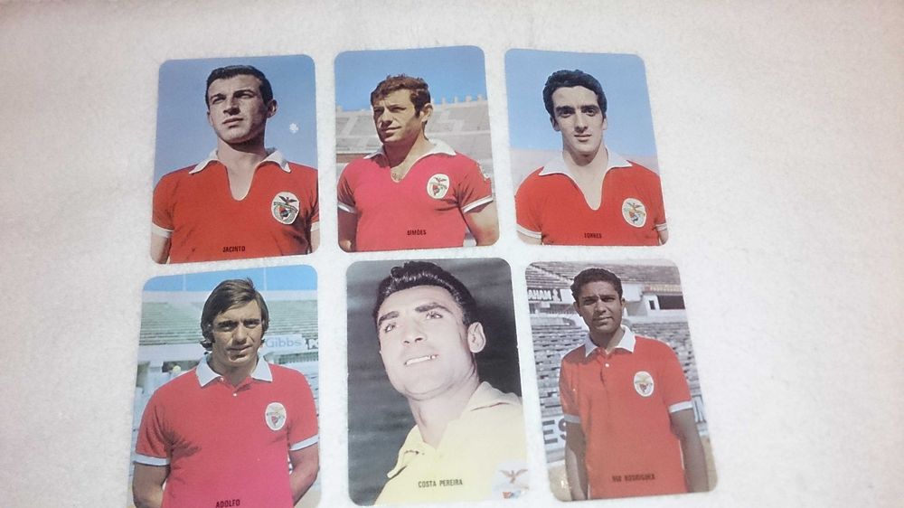 benfica (8 calendários) coleção de jogadores antigos