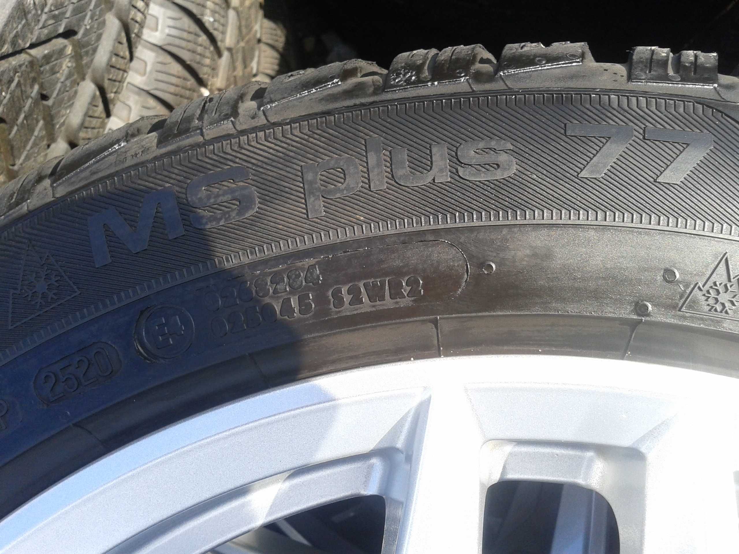 opony r17 uniroyal 225 50 msplus 77 jak nowe mielec kpl 4sztuki inne