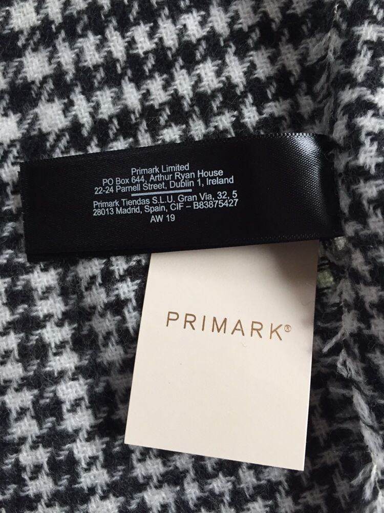 Шарф большой PRIMARK England