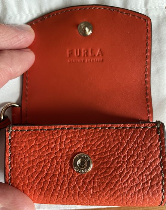FURLA PRIMULA MINI AIRPODS PRO CASE, кожаный  чехол, 100% оригинал