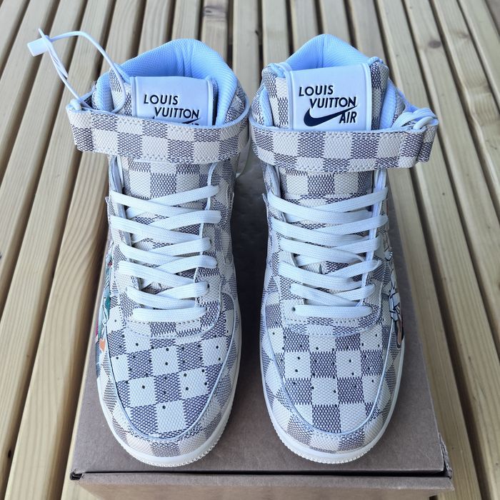 Louis Vuitton x Nike Air Force 1 High “Graffiti” by Virgil Abloh