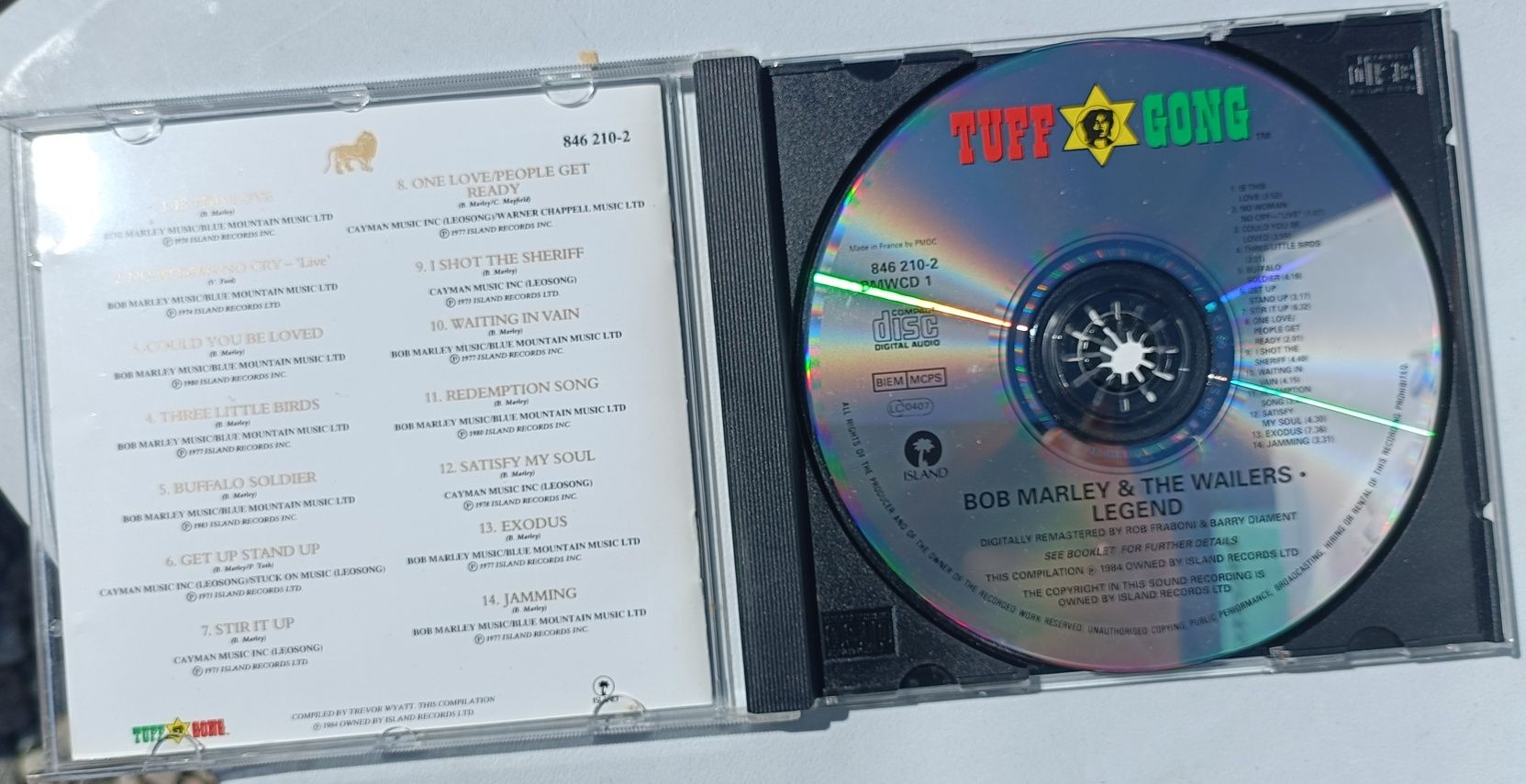 Bob Marley & the wailes legend cd