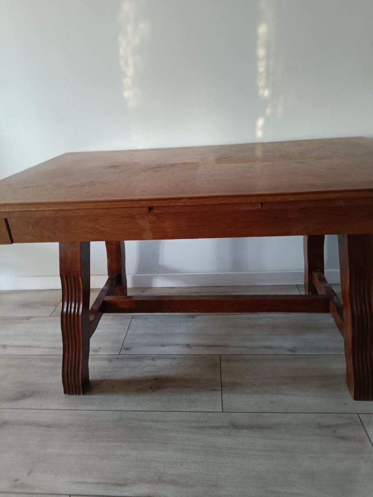 Stół + 6 krzeseł drewniane solidne