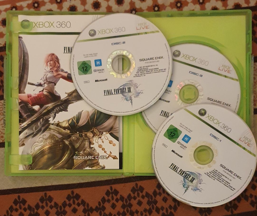 Final Fantasy XIII Xbox 360 impecável e completo