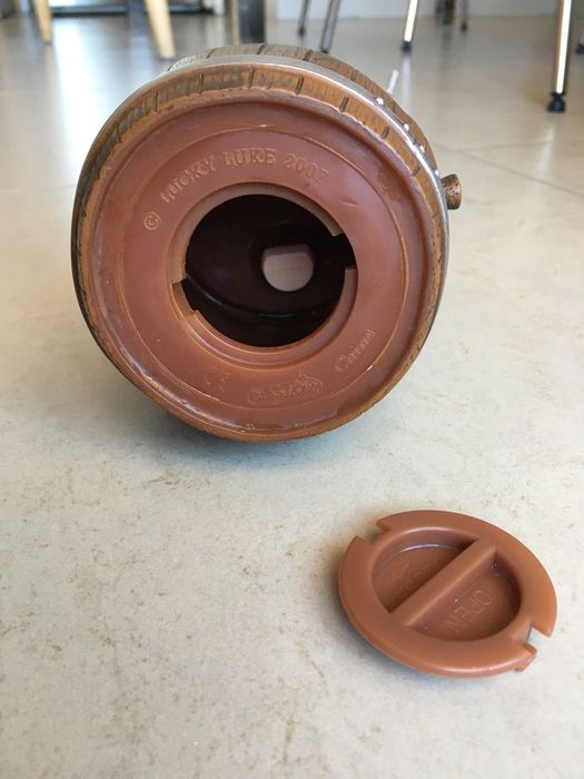 Mealheiro Lucky Luke e Rantanplan em PVC