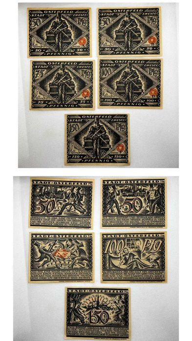Нотгельди, Notgeld, Бони 1921, бонистика