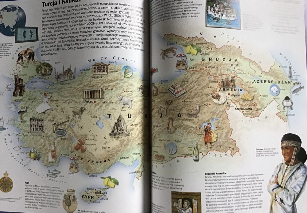 Encyklopedia wiedzy Atlas świata zestaw 6+