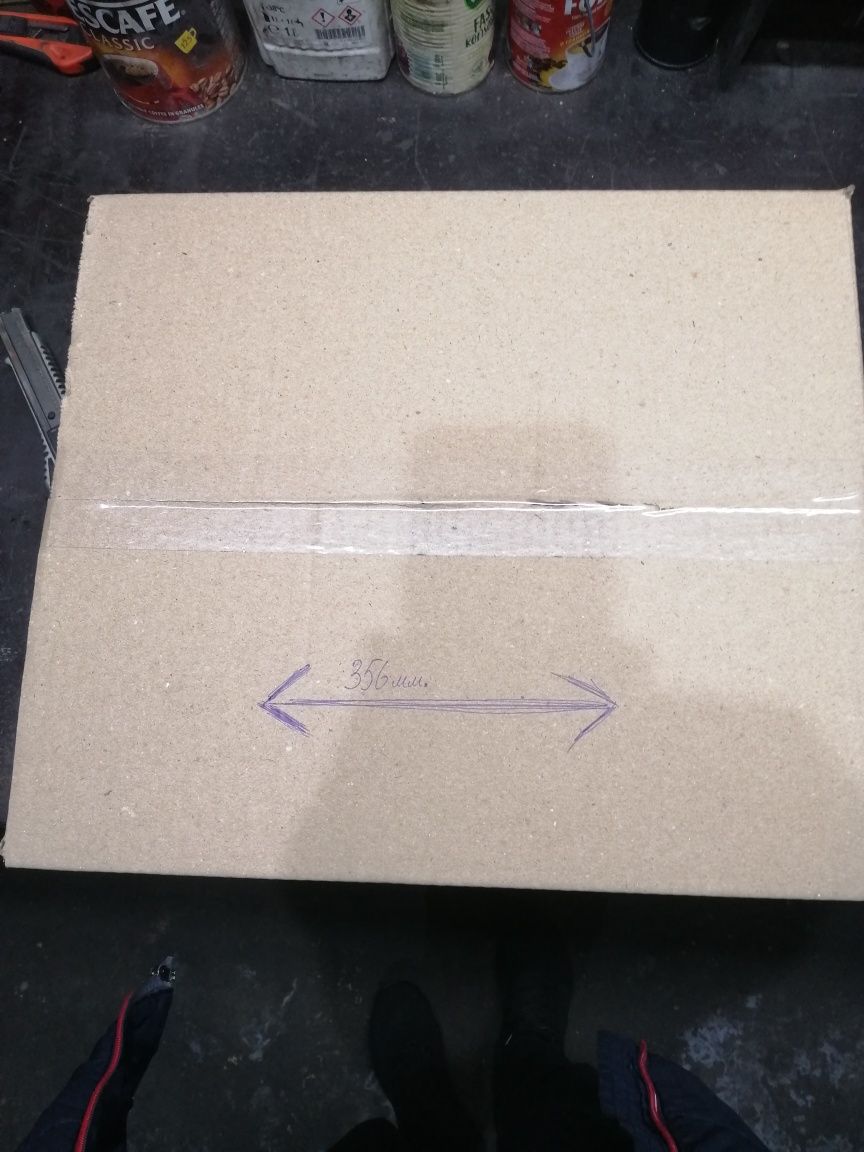 Ящик картонный новый, коробка