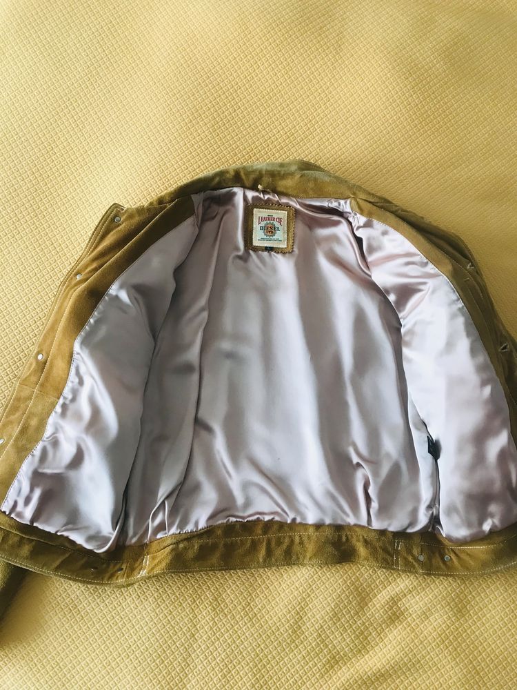 Casaco Diesel Vintage em pele original L