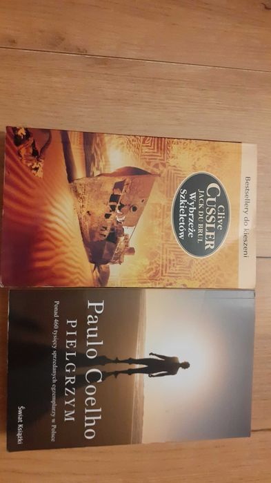 Książka Wybrzeże Szkieletów C. Cussler "Pielgrzym" P. Coelho