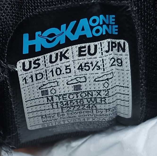 Кросівки Hoka One One M Tecton X 2 (45/29) Оригінал!