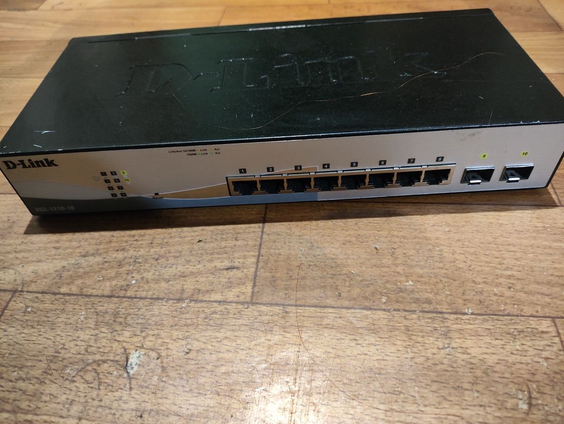 Комутатор локальної мережі (Switch) D-Link DGS-1210-10