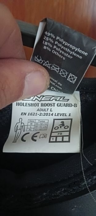 Oneal ochraniacz pleców i brzucha