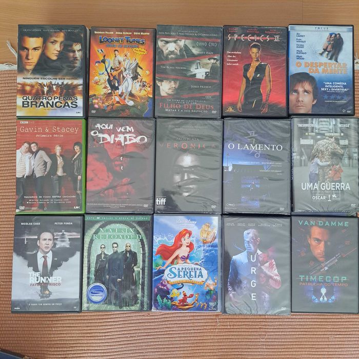 Dvds para venda 2 euros cada um
