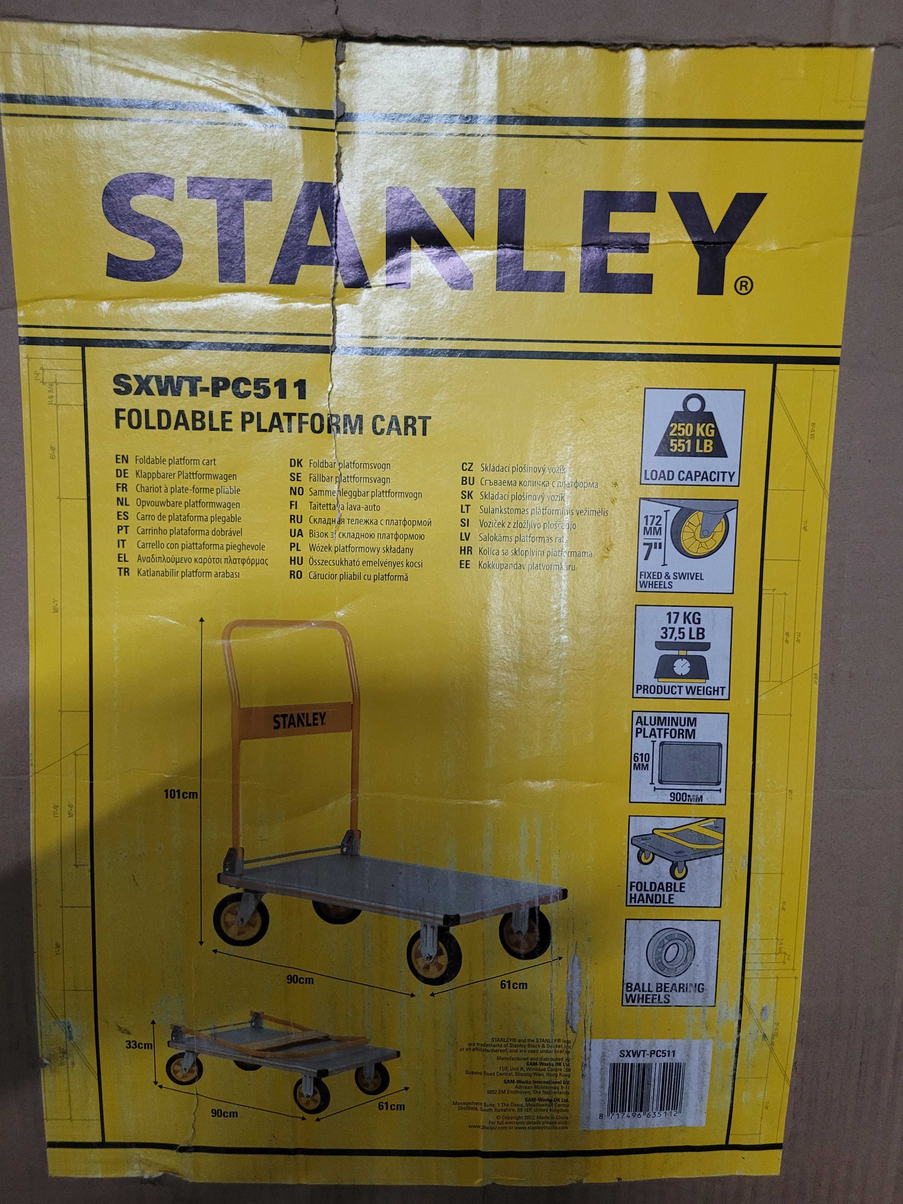 Stanley Wózek platformowy 250kg