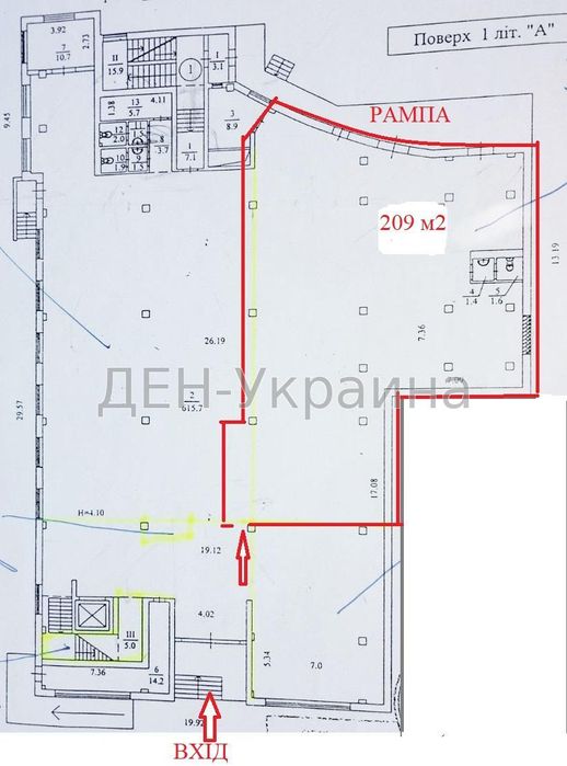 Без комісії! Оренда магазину 209 кв.м фасад, вул Героїв Дніпра Оболонь