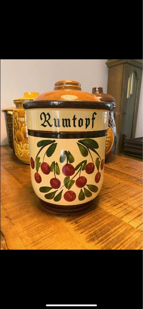 Rumtopf pojemnik/garnek ceramiczny