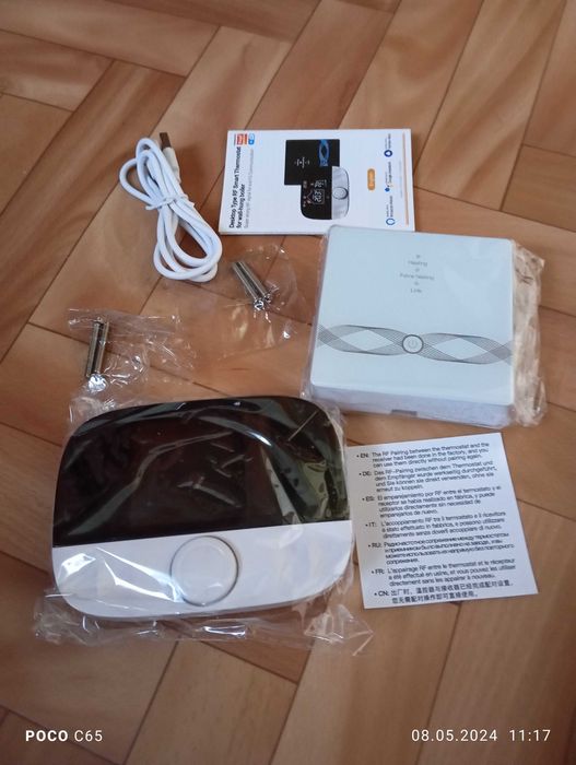 Умный беспроводной программатор wi-fi термостат ТУЯ T9W-RC9P , T9W-RC5