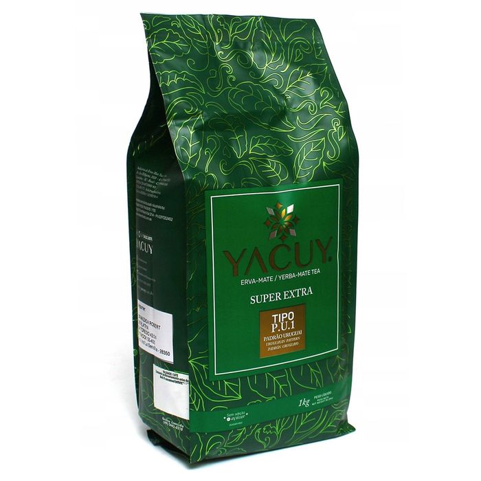 Yerba Mate YACUY Tipo PU1 SUPER EXTRA 1kg
