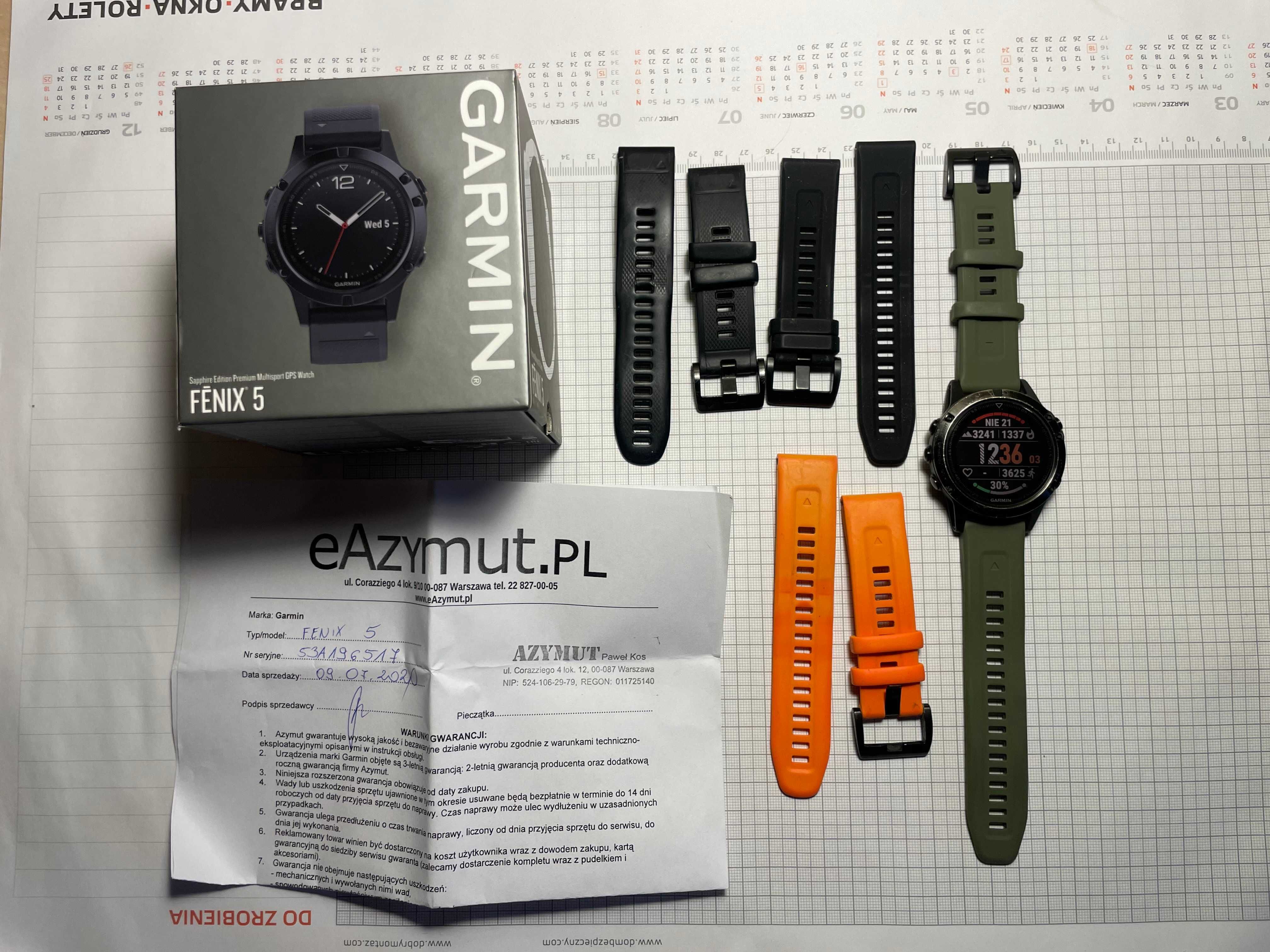 GARMIN Fenix 5 Sapphire