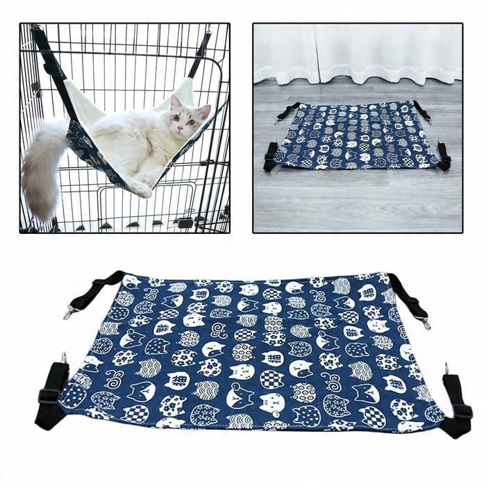 Hamak dla kota hamak podwieszany dla zwierząt podwieszany 40 cm x 50