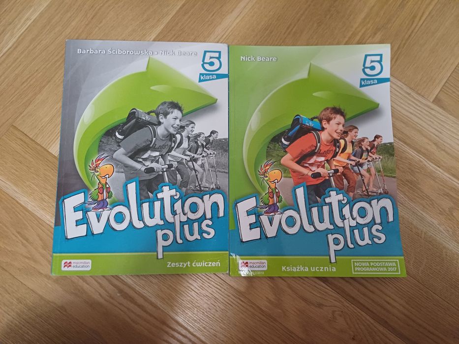 Evolition Plus klasa 5 podręcznik + zeszyt ćwiczyń